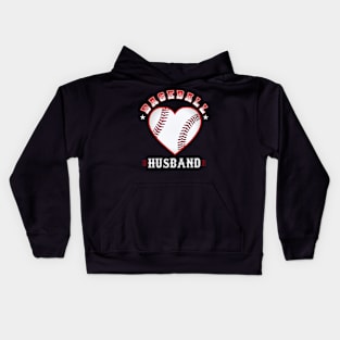 Husband Baseball Team Family Matching Gifts Funny Sports Lover Player Kids Hoodie